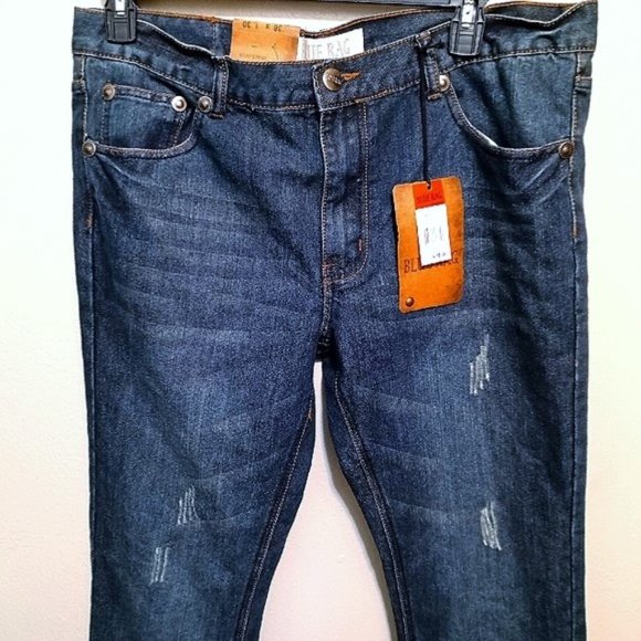 NWT. Blue Rag Antique Washed Straight Leg jeans - Picture 2 of 9